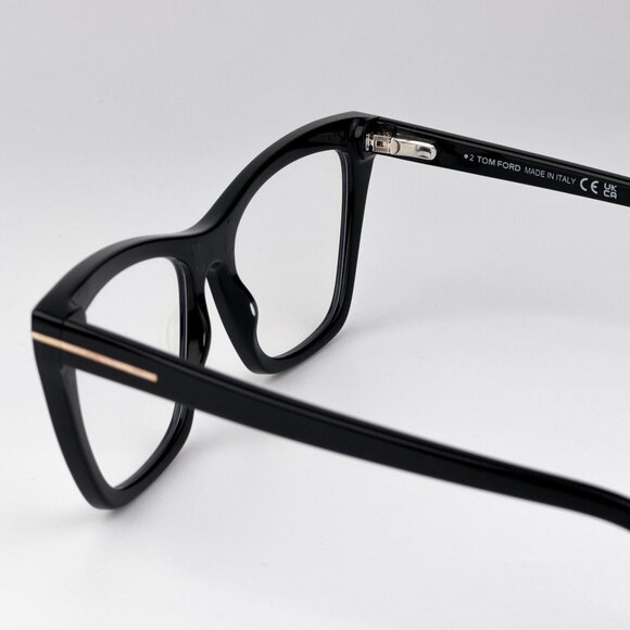 Tom Ford FT5971-B Women’s Black Glasses Magnetic Clip-On | Model FT5971-B 014 - Picture 10 of 13